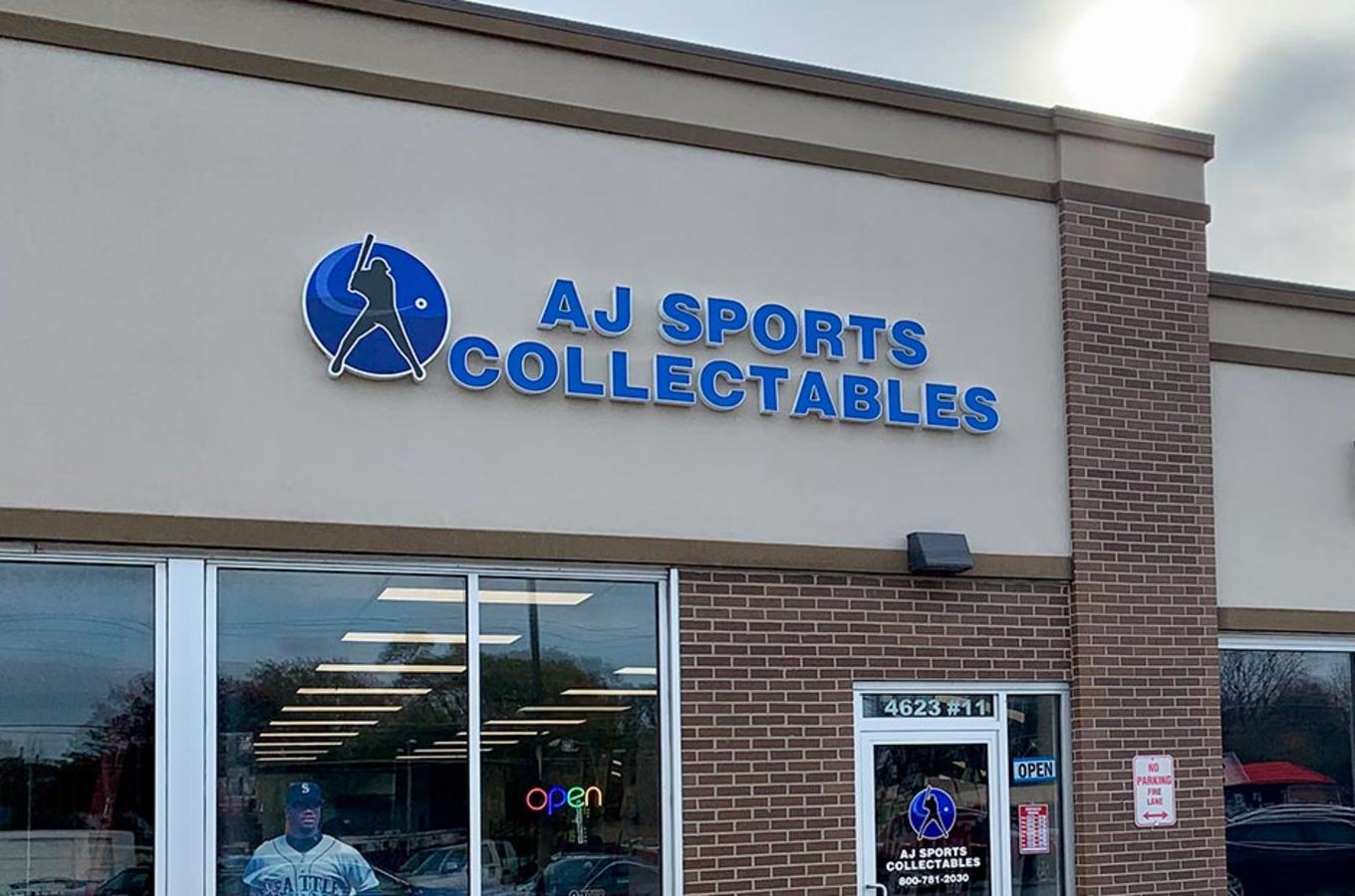 AJ Collectables Pleasant Prairie Storefront