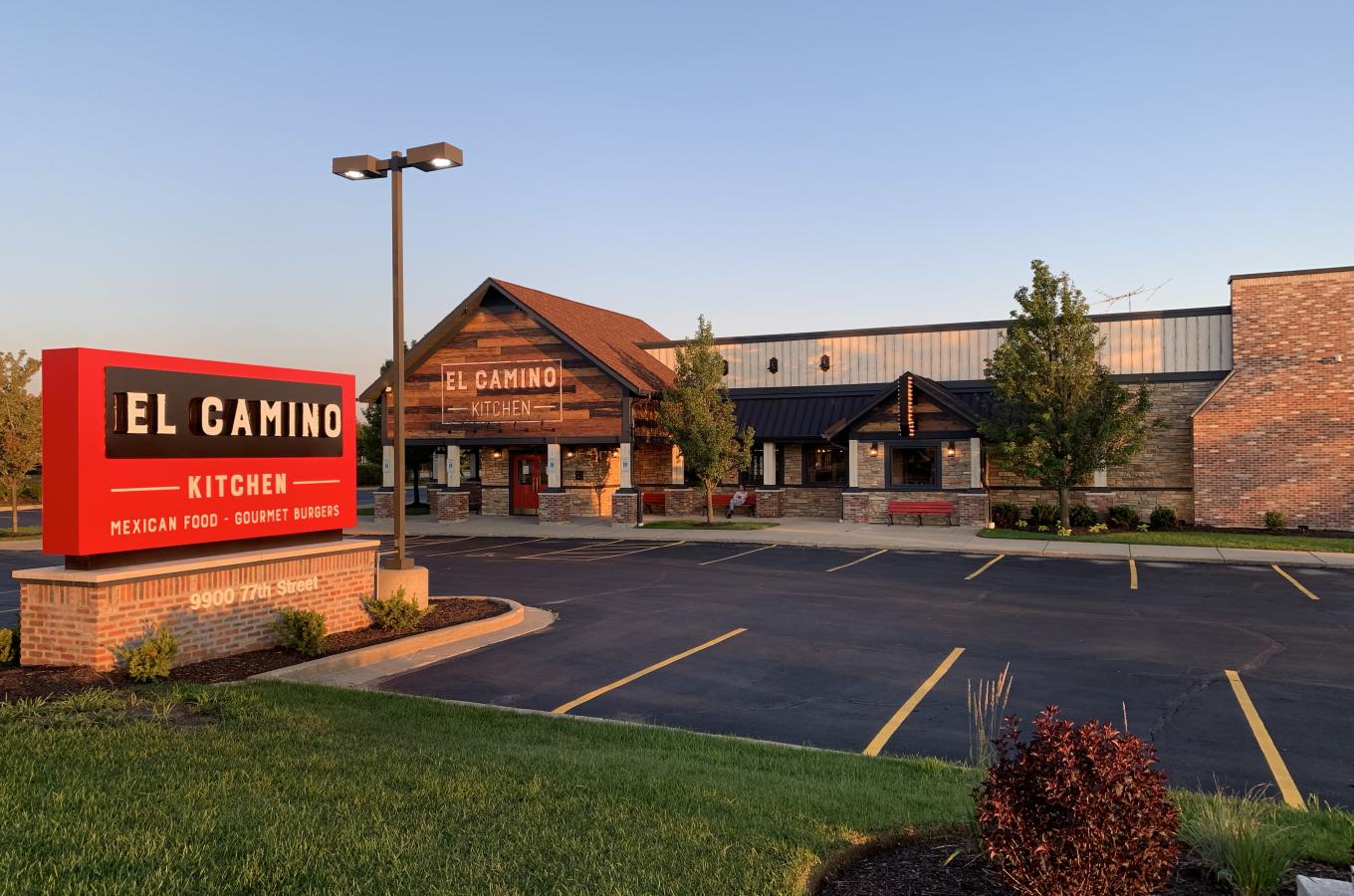 Front of restaurant