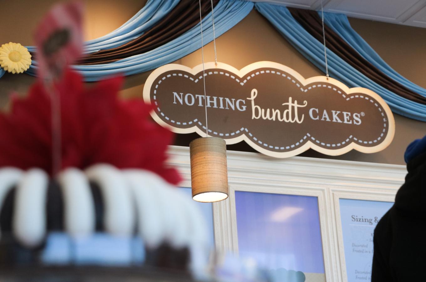 Nothing Bundt Cakes Display Cake and sign