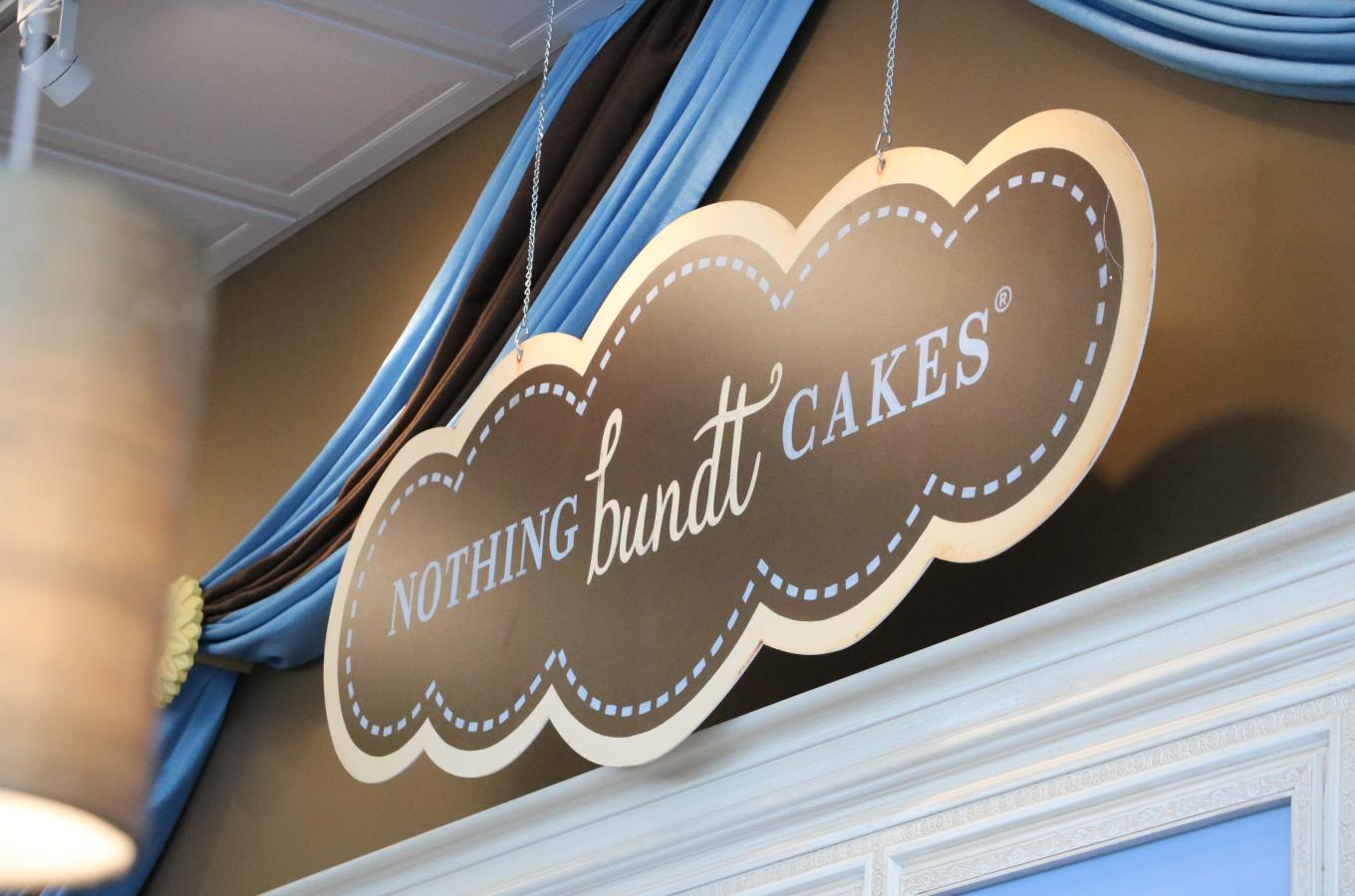 Nothing Bundt Cakes Inside Sign
