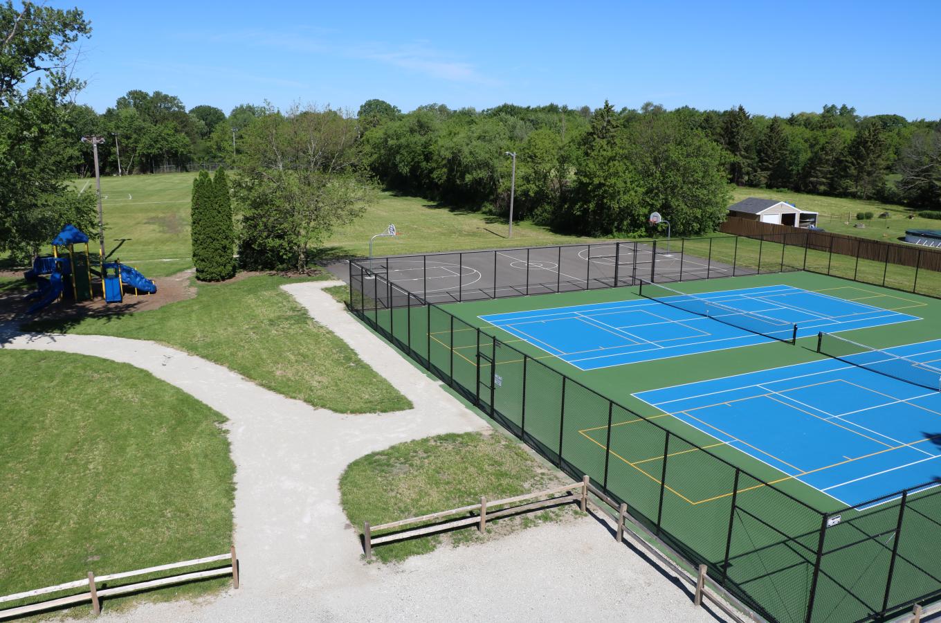 Pleasant Prairie Park Tennis Courts V Pic