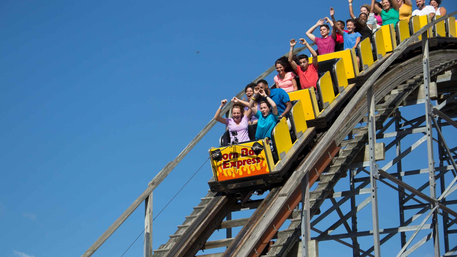 Cornball Express at Indiana Beach in Monticello
