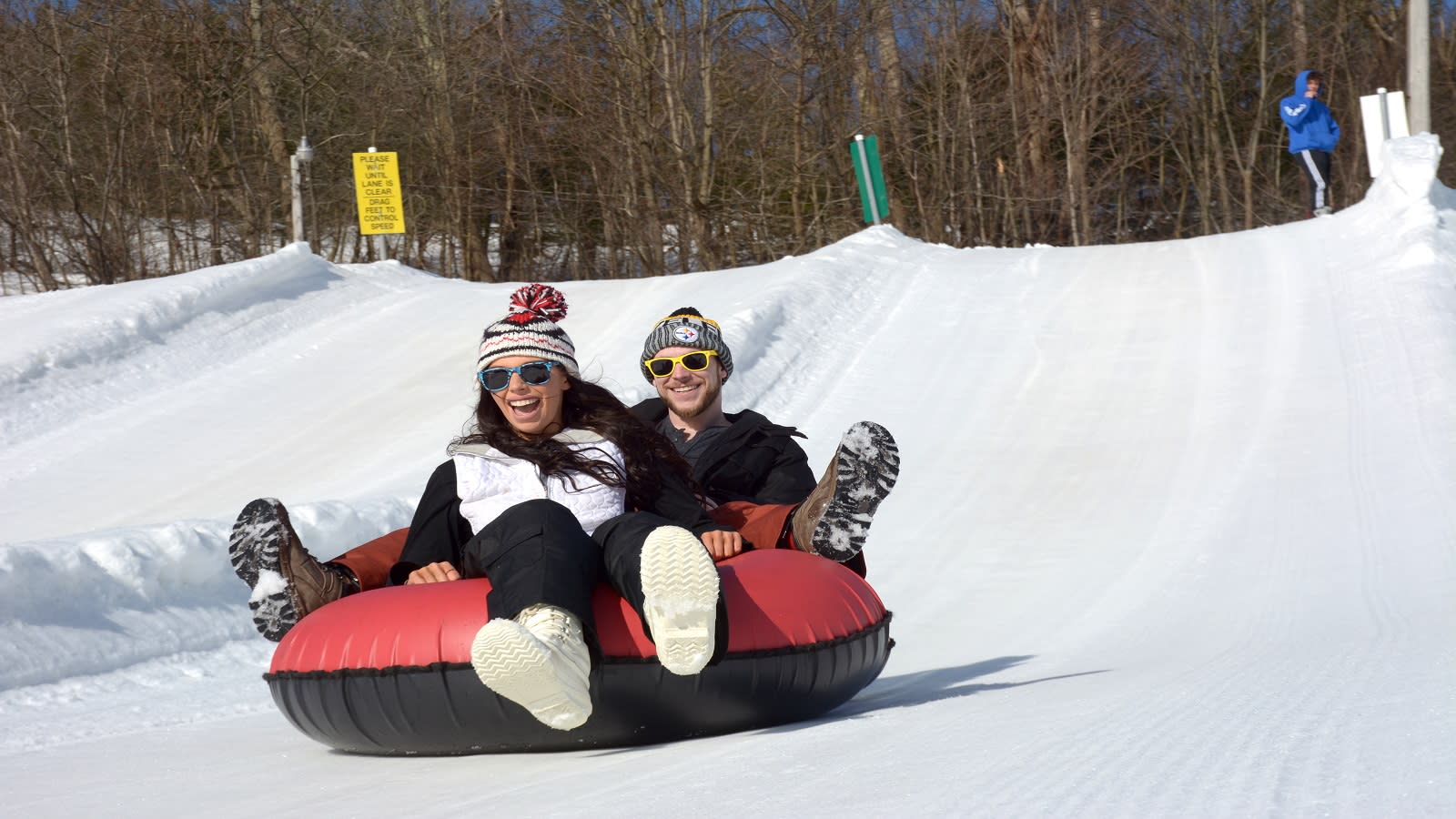 Snow tubing at Seven Springs