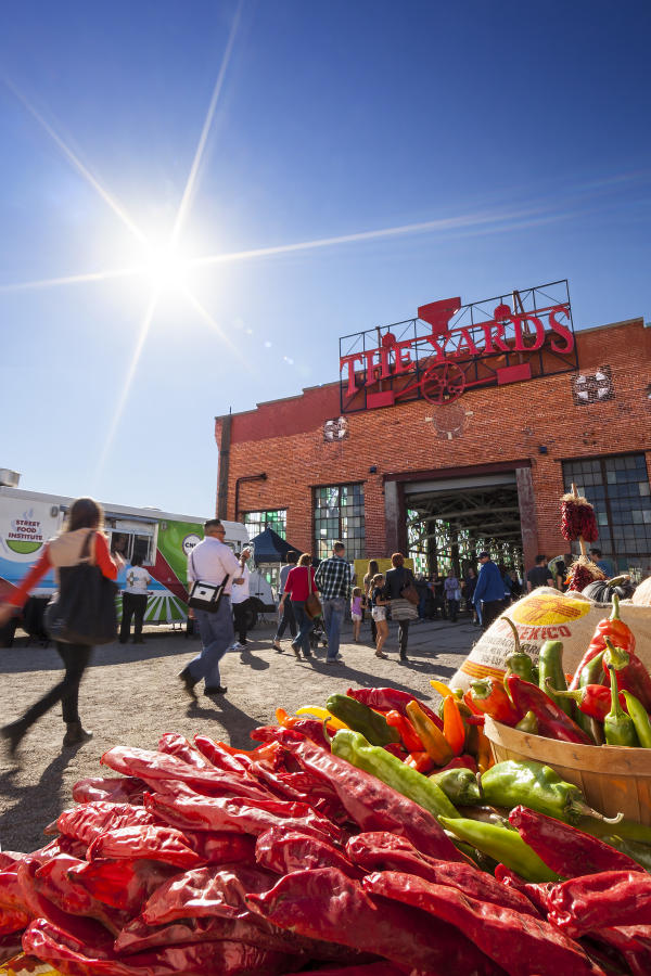 Entrance to the Albuquerque Railyards Market