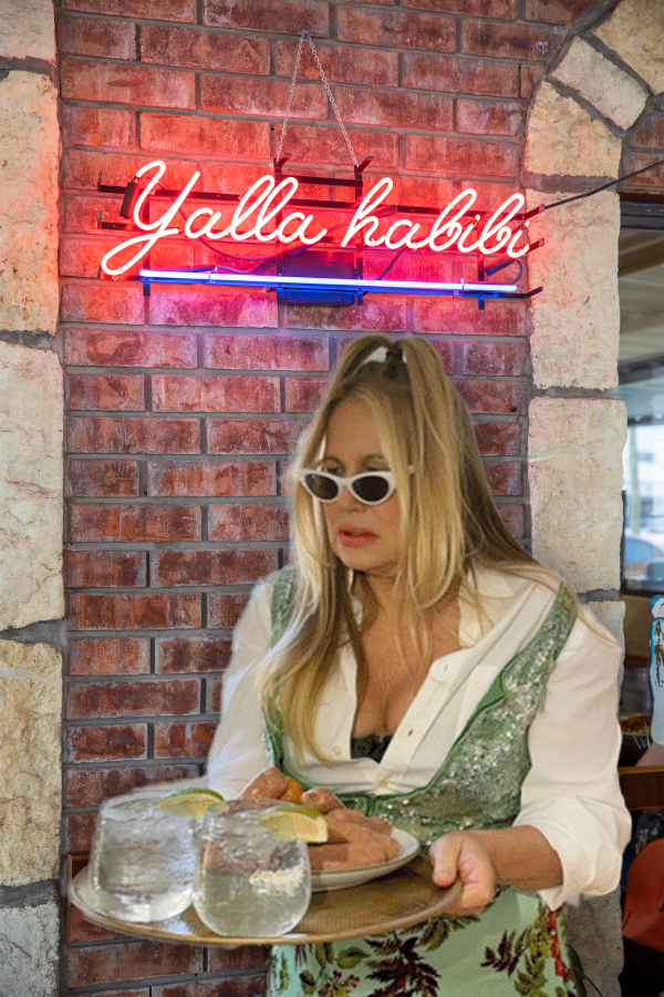 Jennifer Coolidge - Prince Lebanese Grill