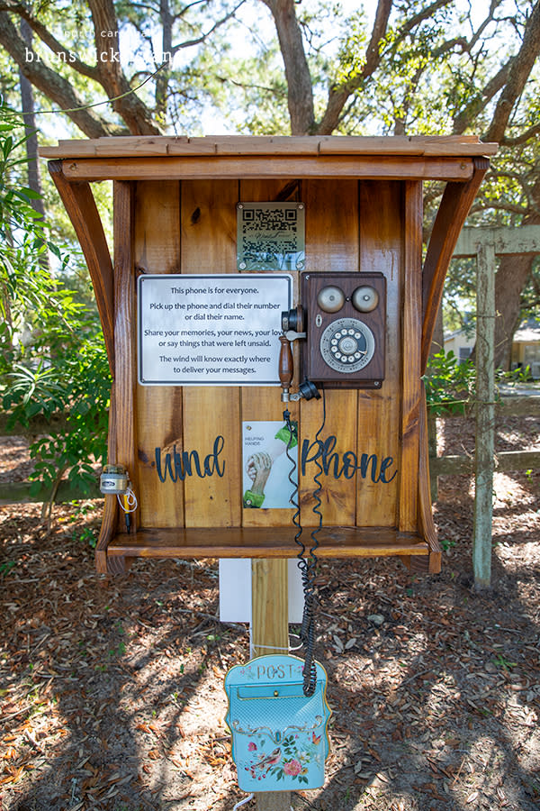 a wind phone on oak island, nc