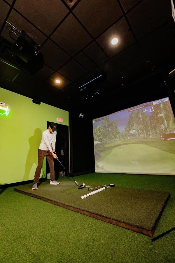 The Slice indoor golf simulator