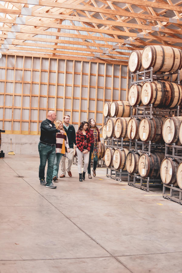 Huber's Starlight Distillery Barrels