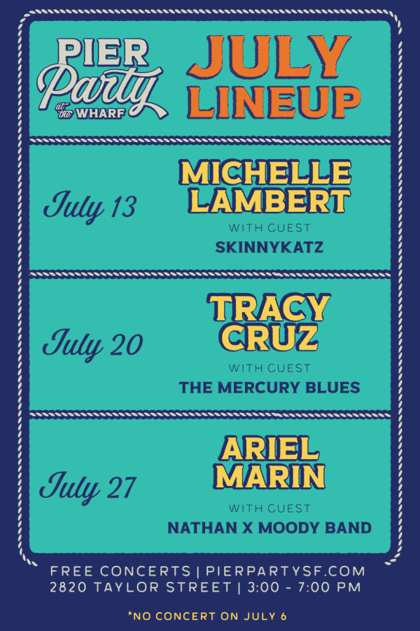 July Lineup - Pier Party at the Wharf San Francisco