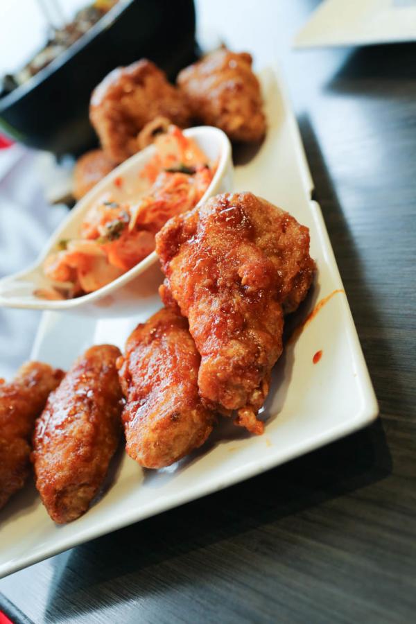 A view of Bonchon chicken