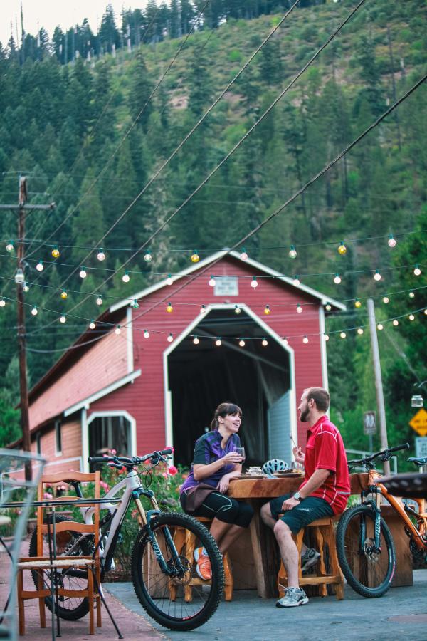 Office Bridge Cyclists