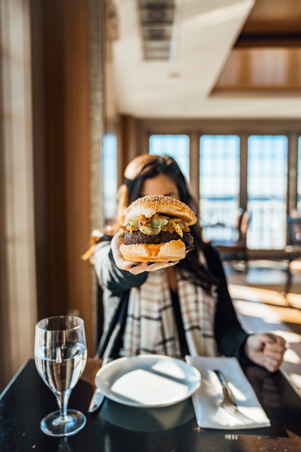 The Grill at Forty 1 North Vegan Burger