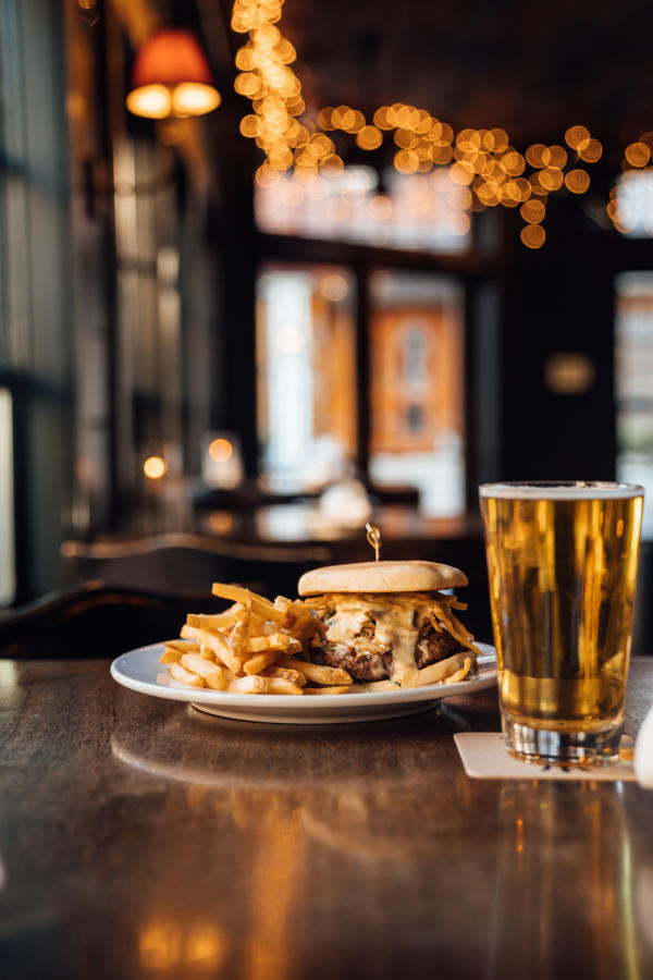 Midtown Oyster Bar Nacho Burger