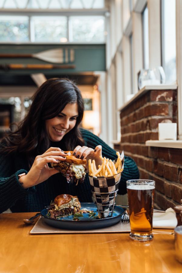 Vanderbilt Grill The Vanderbilt Brisket Burger