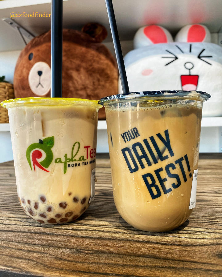 Two Beverages from Rapha Tea in Chandler