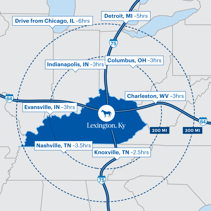 Spring 2024 -Lexington Map