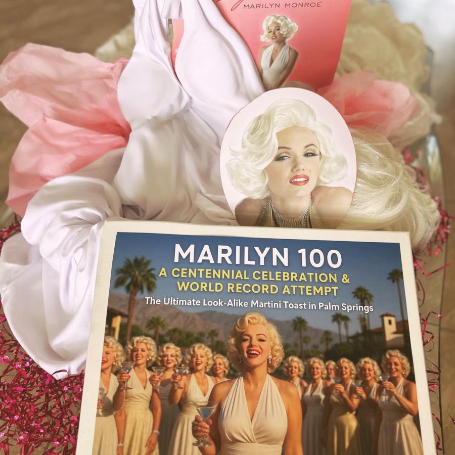 Cosutme for Marilyn 100e event in Palm Springs