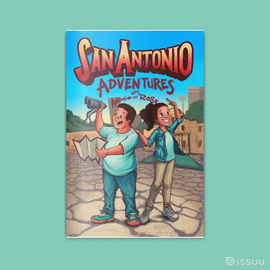 Gif of comic book pages