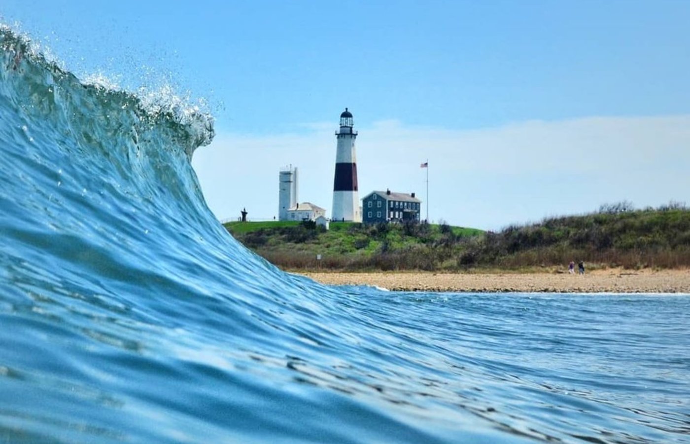 Montauk Lighthouse 与海浪