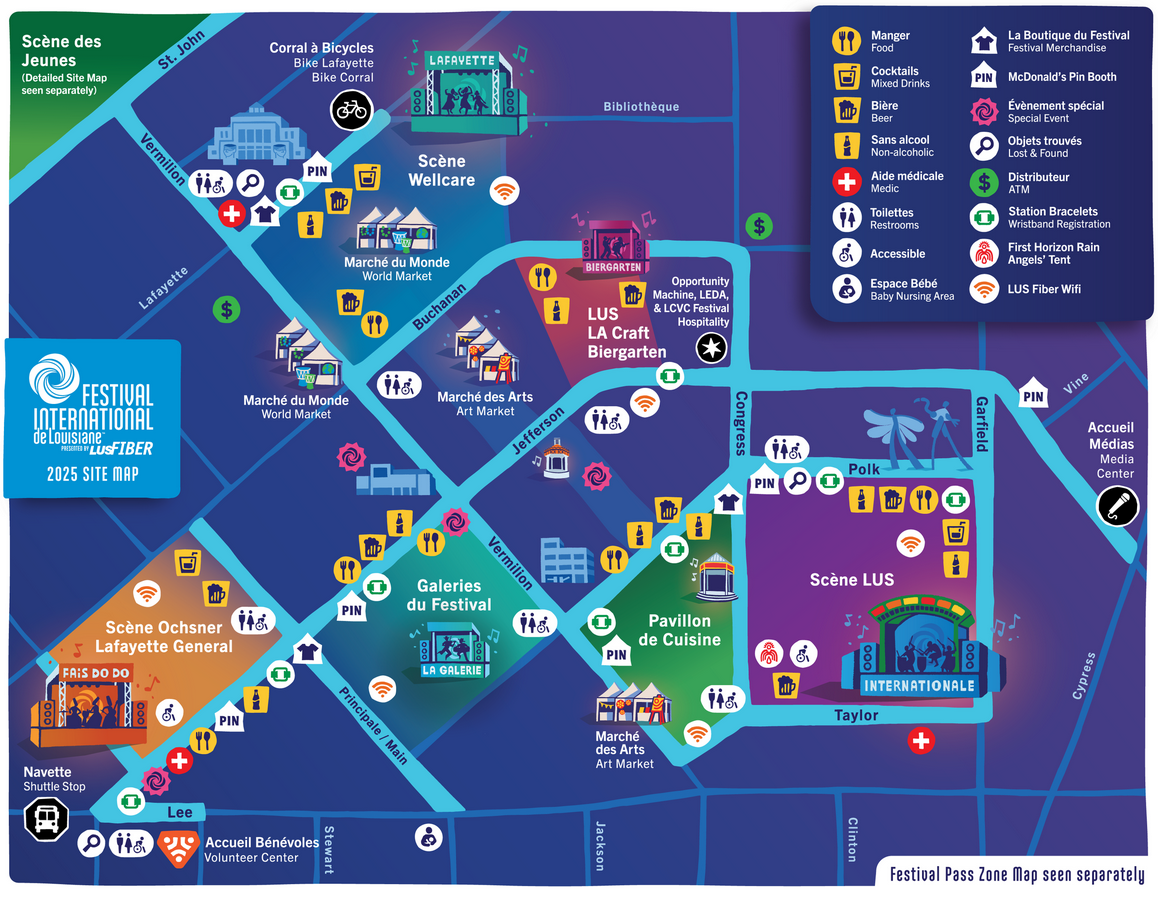 Festival Internayional 2025 Site Map
