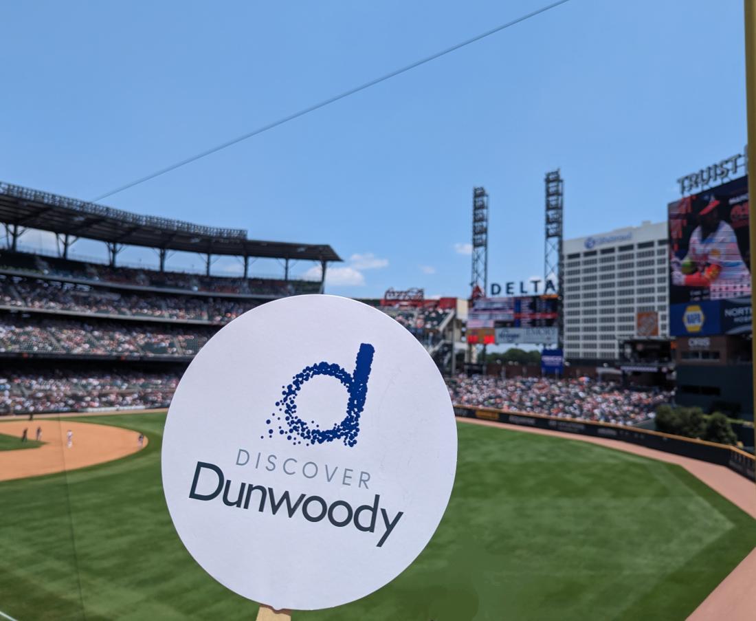 Discover Dunwoody Fan at Braves Stadium