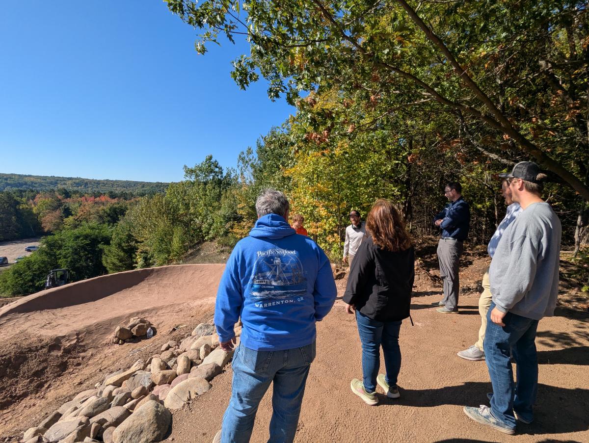 Hancock Bike Park In Progress