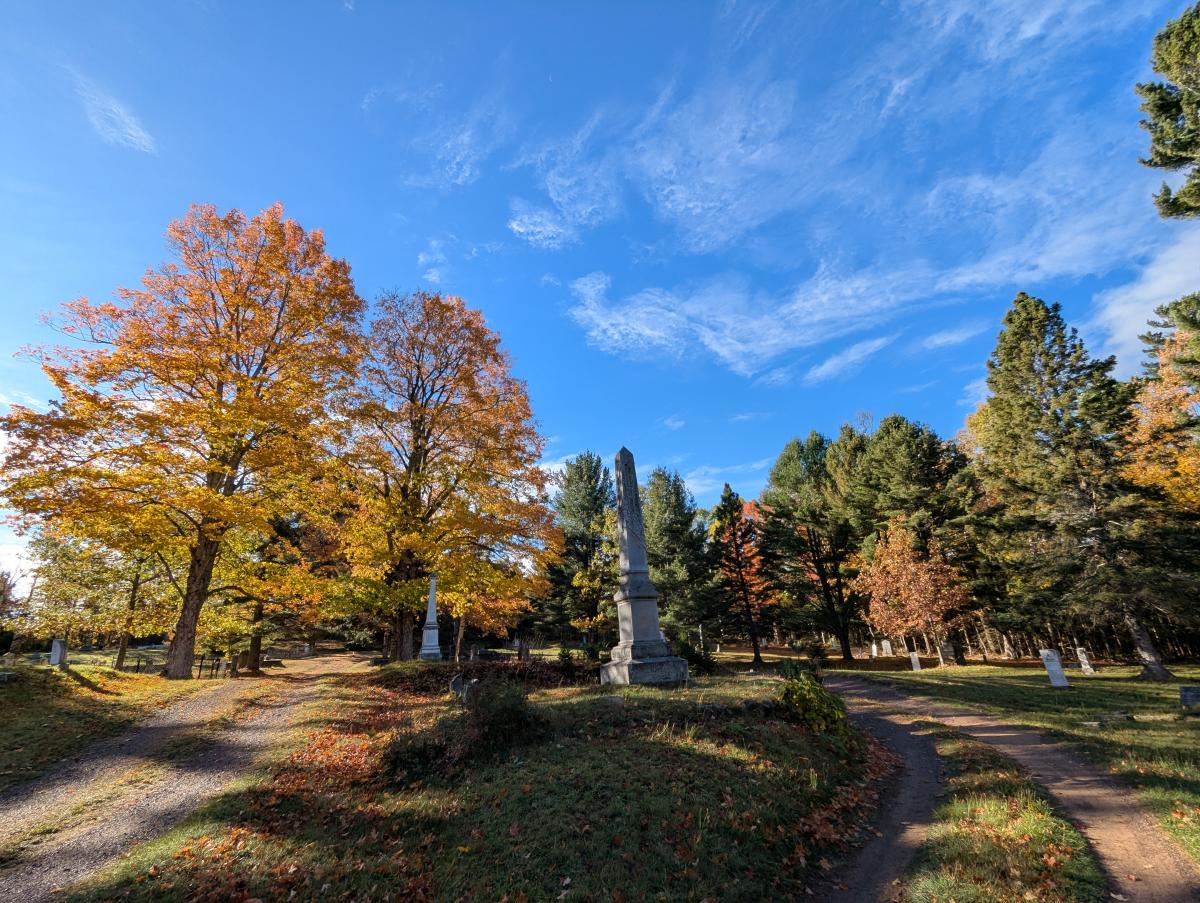 Evergreen Cemetery Fall