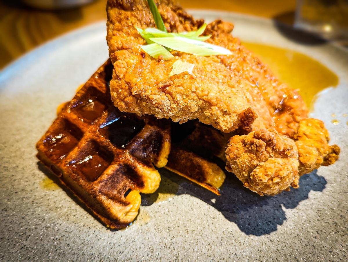 Chicken and waffles