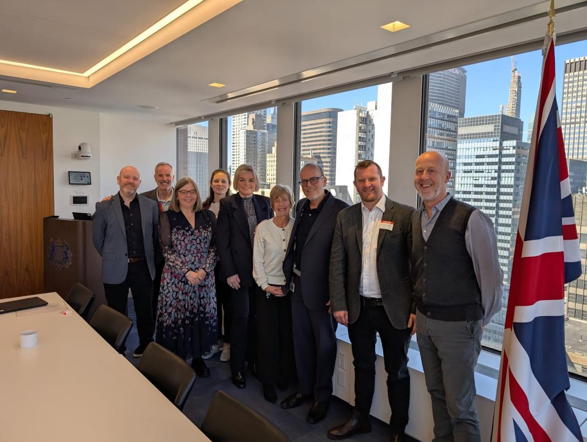 The England delegation meet with VisitBritain in their New York offices