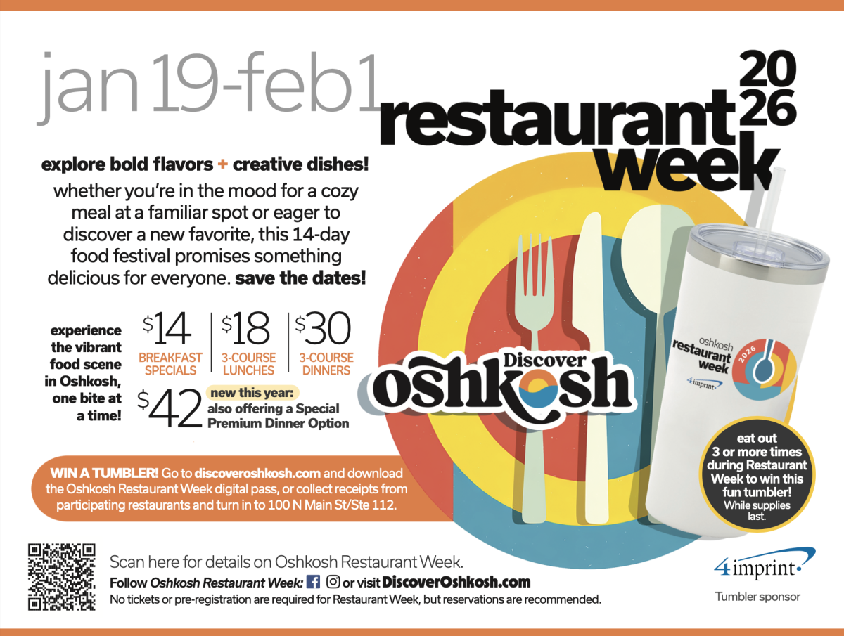 Oshkosh Restaurant Week 2026 Ad
