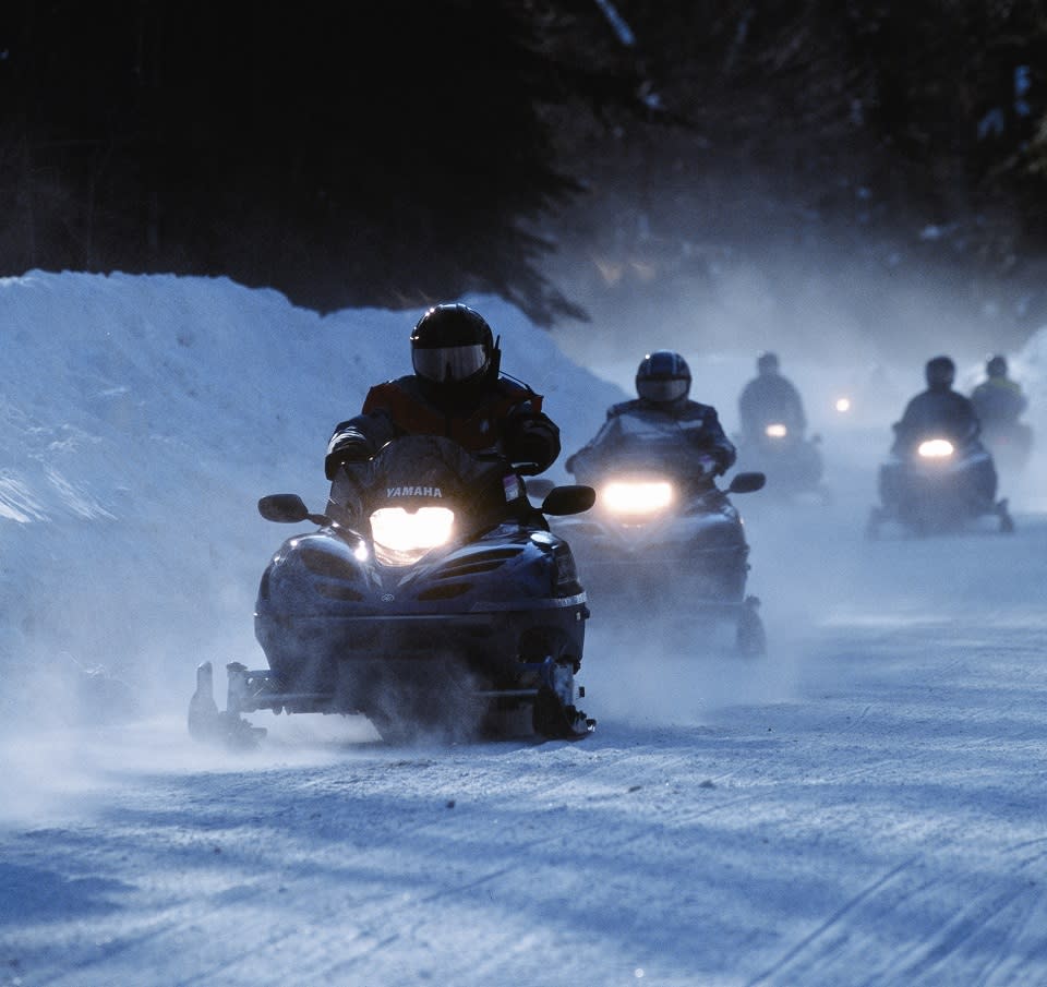 Snowmobiling