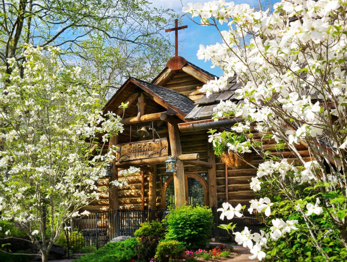 Dogwood Canyon Chapel Easter Spring