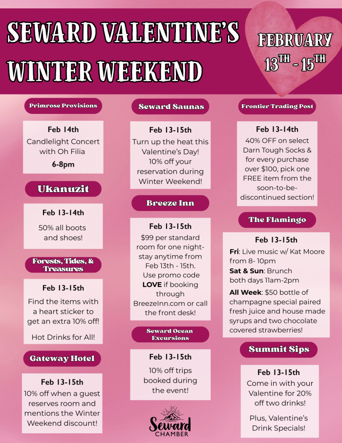 Valentines Winter Weekend Flyer