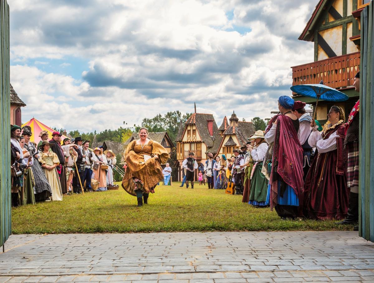 A view of the festivities at the Carolina Renaissance Festival