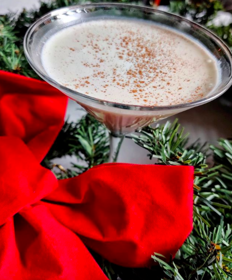 A festive martini from Witherspoon Grill in Princeton