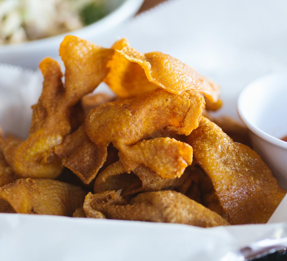 fried chicken skins