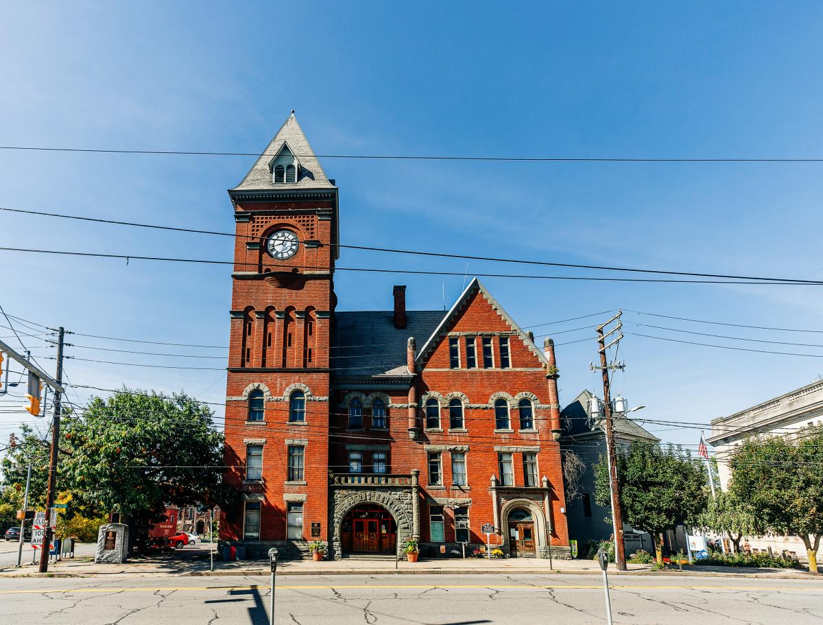 Carbondale City Hall in Carbondale, PA.