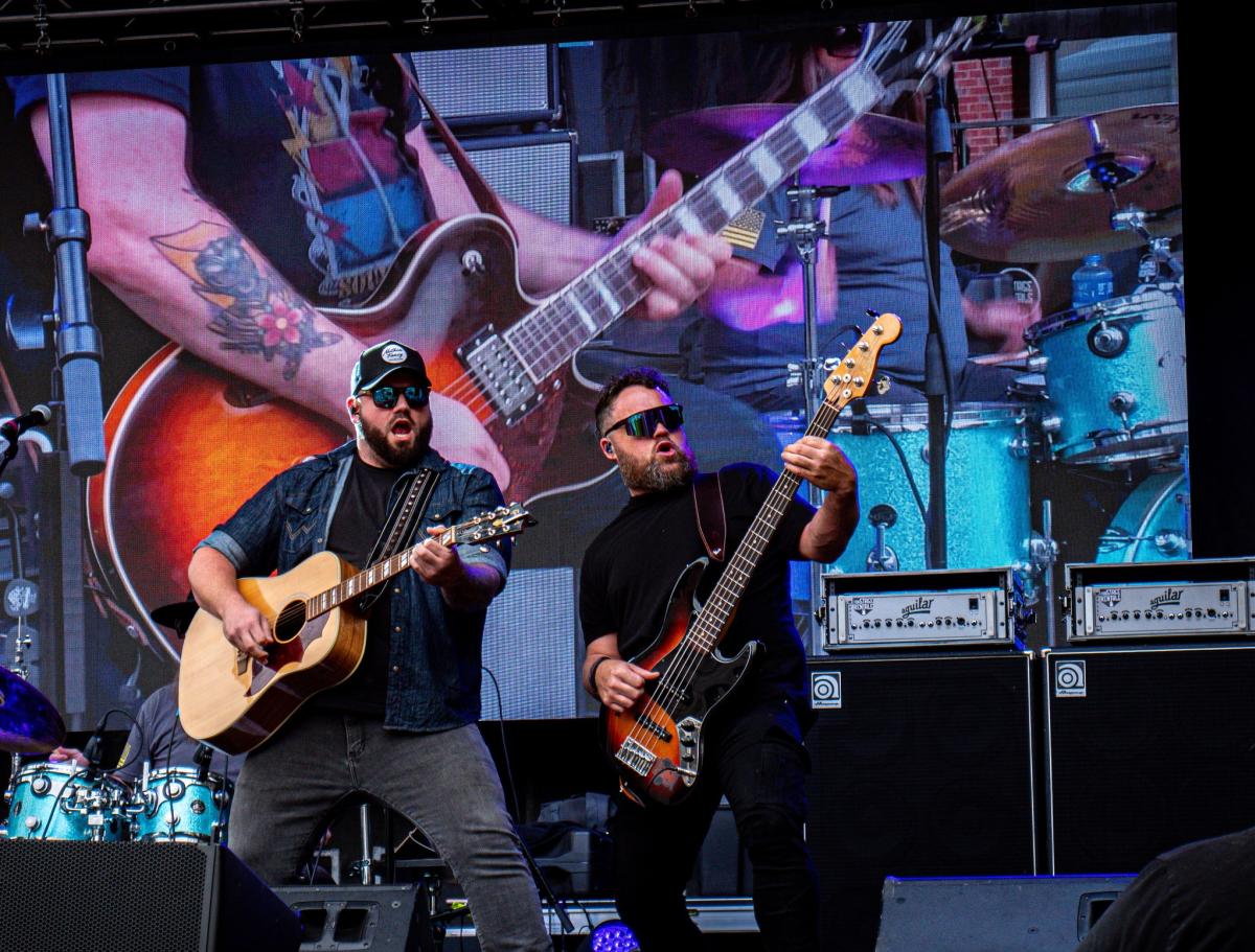 Band Performing at Cheerwine Festival