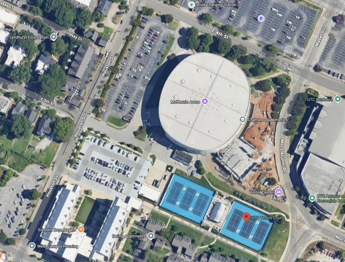 Google Maps ~ UTC Tennis Courts