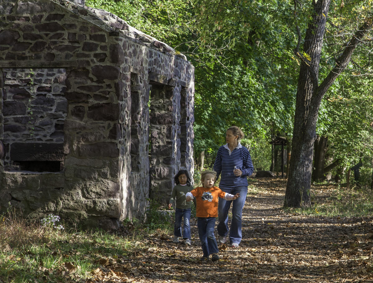 Valley Forge National Historical Park Kids on Trail