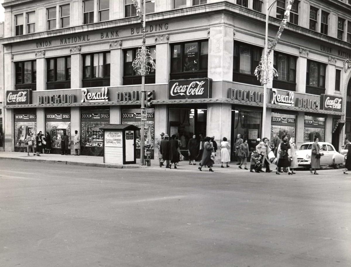 Dockum Drugs Rexall Store in Wichita Circa 1955