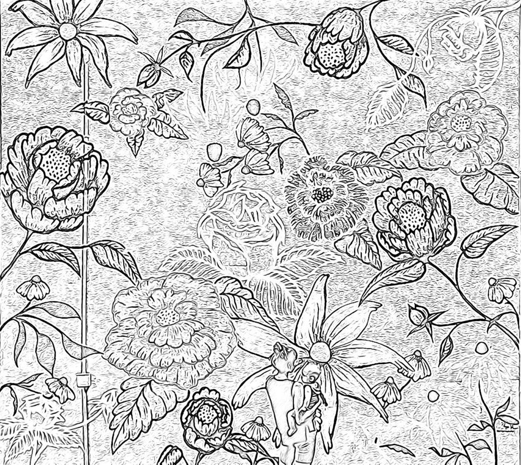 Lee + Birch Mural Coloring Page