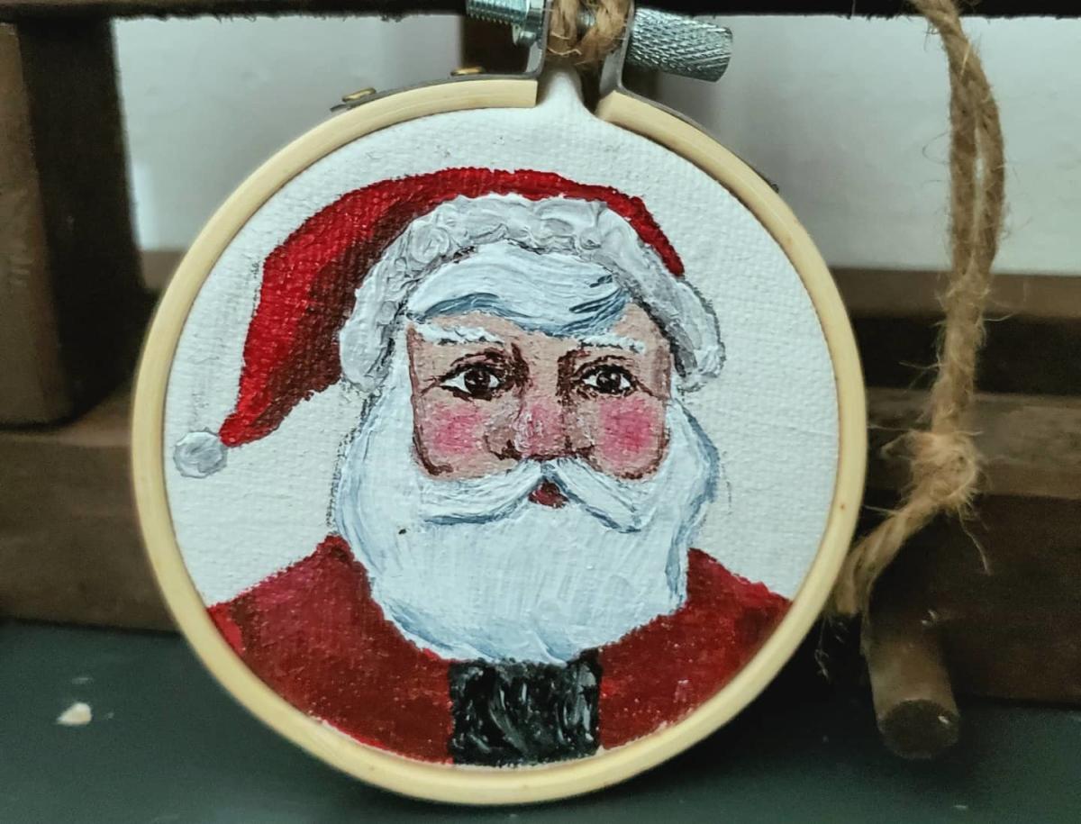 Santa Christmas ornament