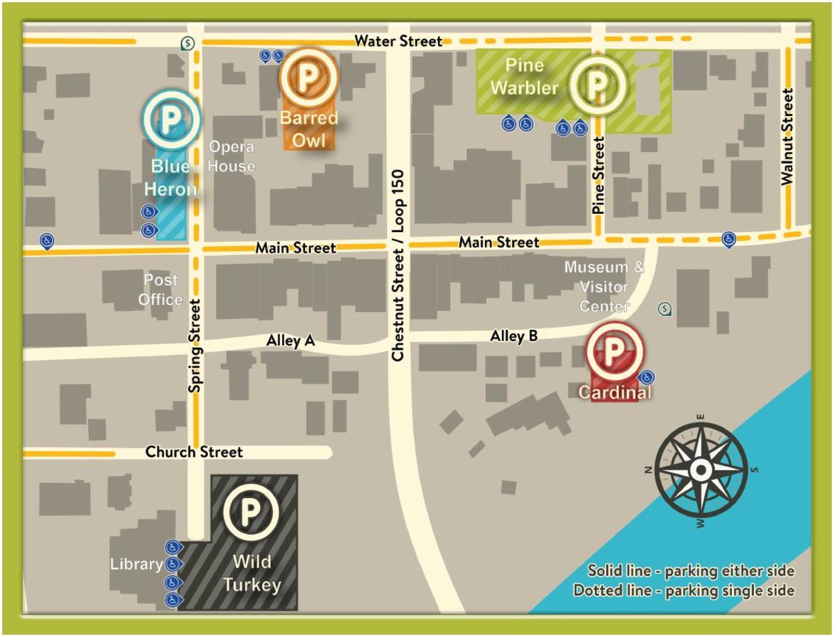 Downtown Parking Map