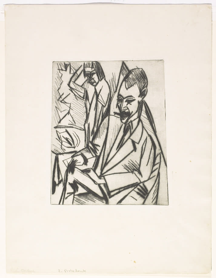 Ernst Kirchner, Gewecke and Erna, 1913