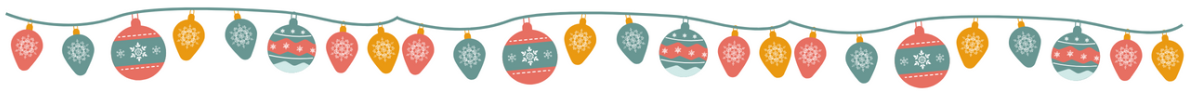 Christmas Ornaments Colorful Illustration