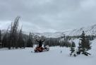 Snowmobiling the Snowy Range