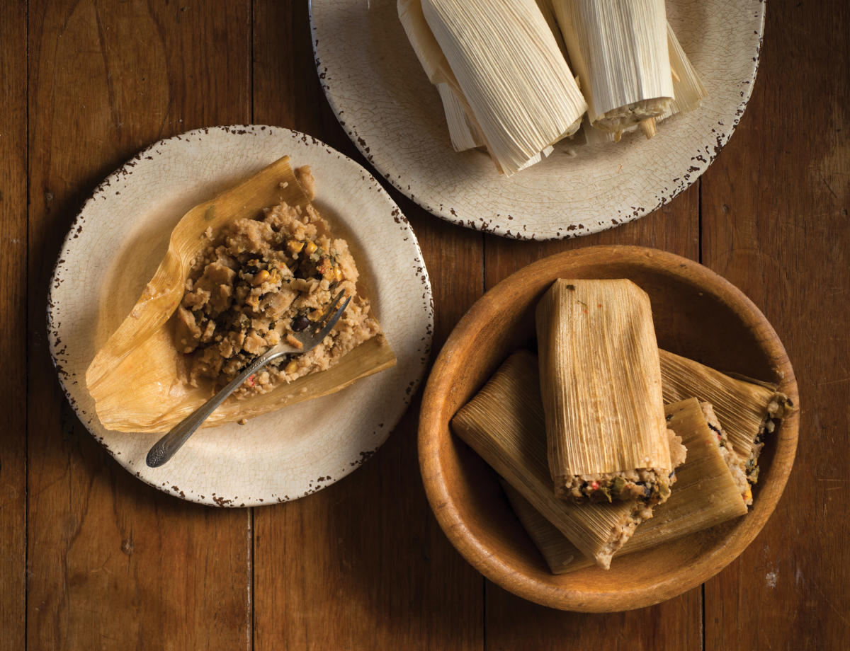 Posa’s El Merendero Tamale Factory and Restaurant makes about 12,000 tamales by hand during the Christmas season.