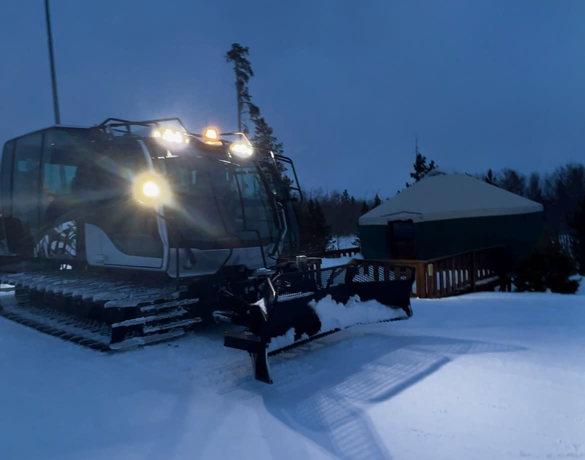 Yurt at Night