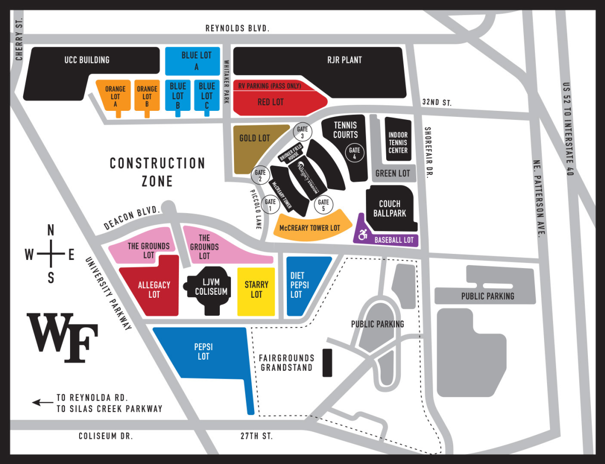2025 Parking Map